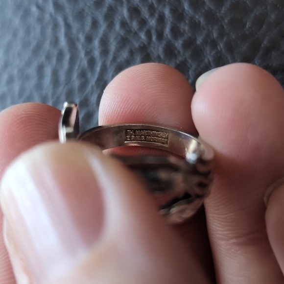 VTG TH. MARTHINSEN sterling spoon ring- size 6 - Picture 9 of 11